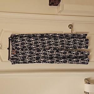 Womans Chaus NY Flowing Pants with built-in Belt. Elastic Waist Size XL